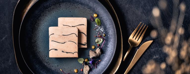 Foie Gras d'Oie frais Millefeuille truffe 3% Foie Gras d'Oie - Edouard ARTZNER